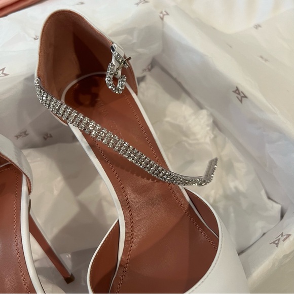 Amina Muaddi Ursina Heels - white - Picture 12 of 16